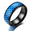 Blue Carbon Smart Ring